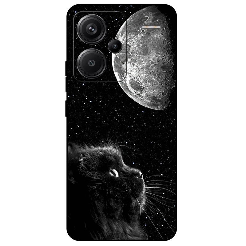 کاور مگافون طرح گربه مدل 1882 مناسب برای گوشی موبایل شیائومی Redmi Note 13 Pro Plus 5G