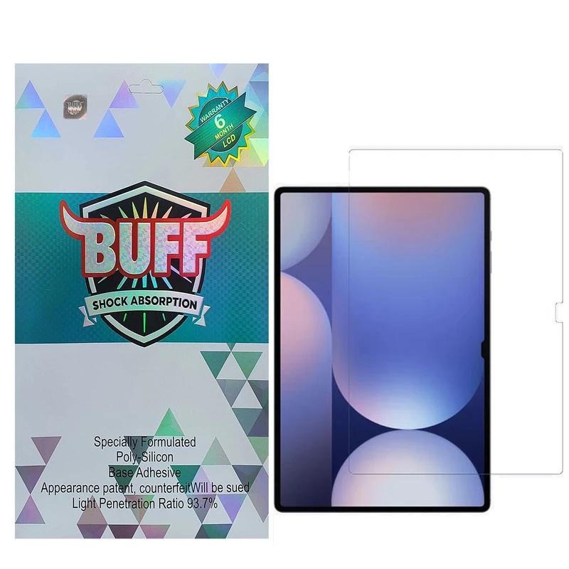 محافظ صفحه نمایش بوف مدل 5D Plus مناسب برای تبلت سامسونگ Galaxy Tab S10 Plus/ S9 Plus/ S9 FE Plus/ S8 Plus/ S7 Plus/ S7 FE