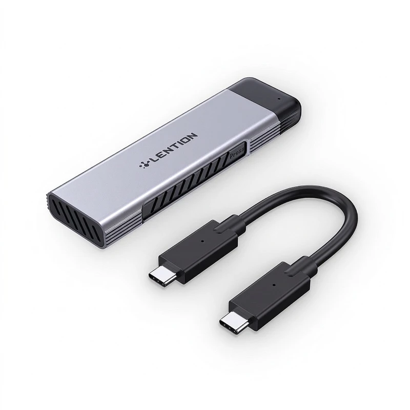 قاب هارد دیسک لنشن مدل SSD M.2 NVMe کد C9Elite-GRY