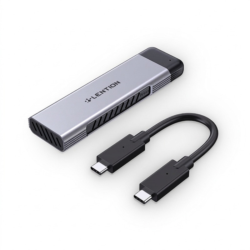 قاب هارد دیسک لنشن مدل SSD M.2 NVMe کد C9Elite-GRY