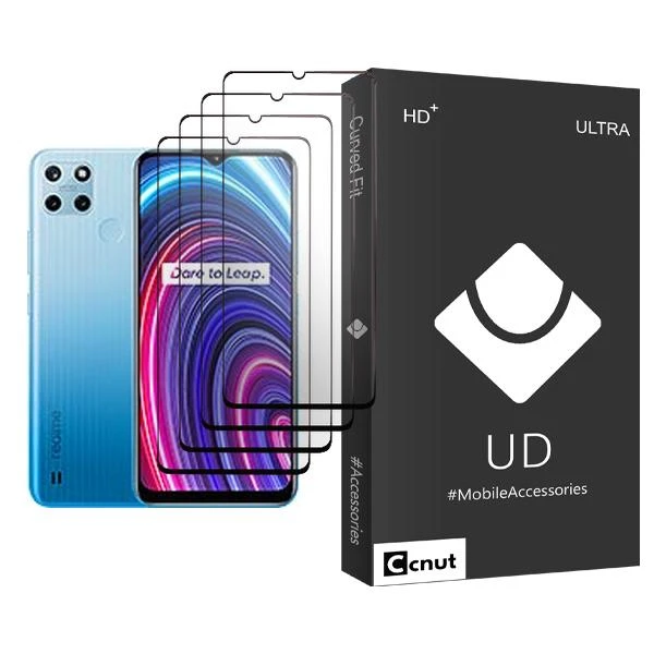 محافظ صفحه نمایش کوکونات مدل UDB Ultra MIX004 مناسب برای گوشی موبایل ریلمی C25Y بسته چهار عددی