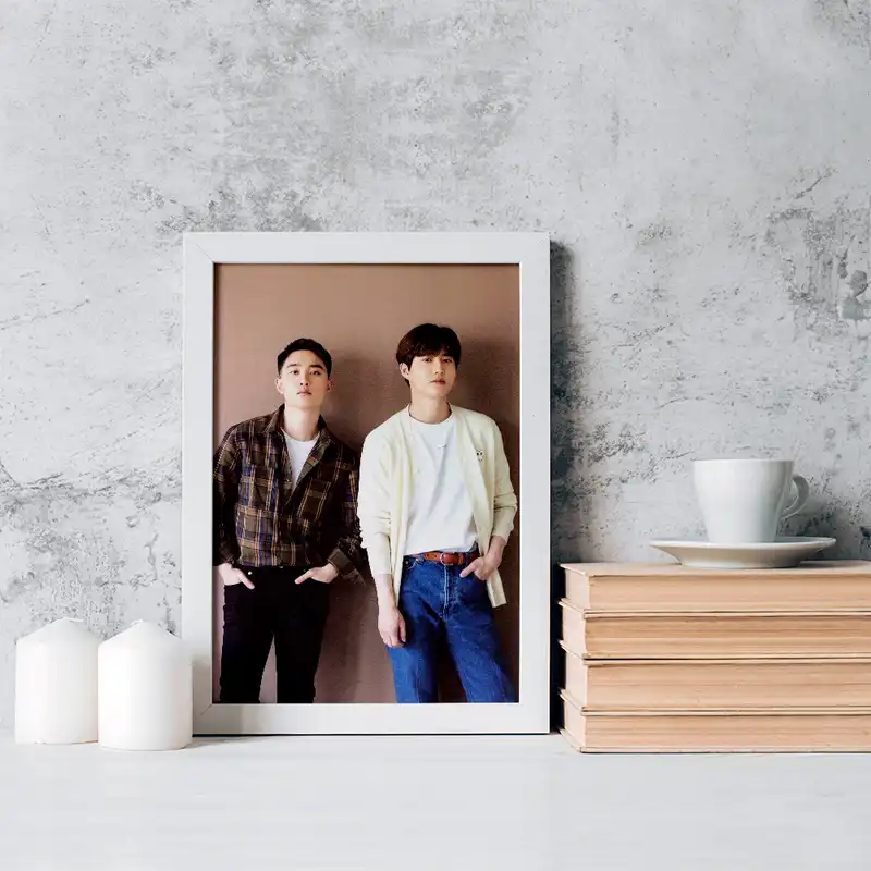 تابلو خندالو مدل سهو و کیونگسو گروه اکسو EXO کد 16854