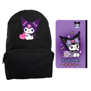 کوله پشتی مدرسه مدل کرومی و ملودی کد 554 به همراه کلاسور