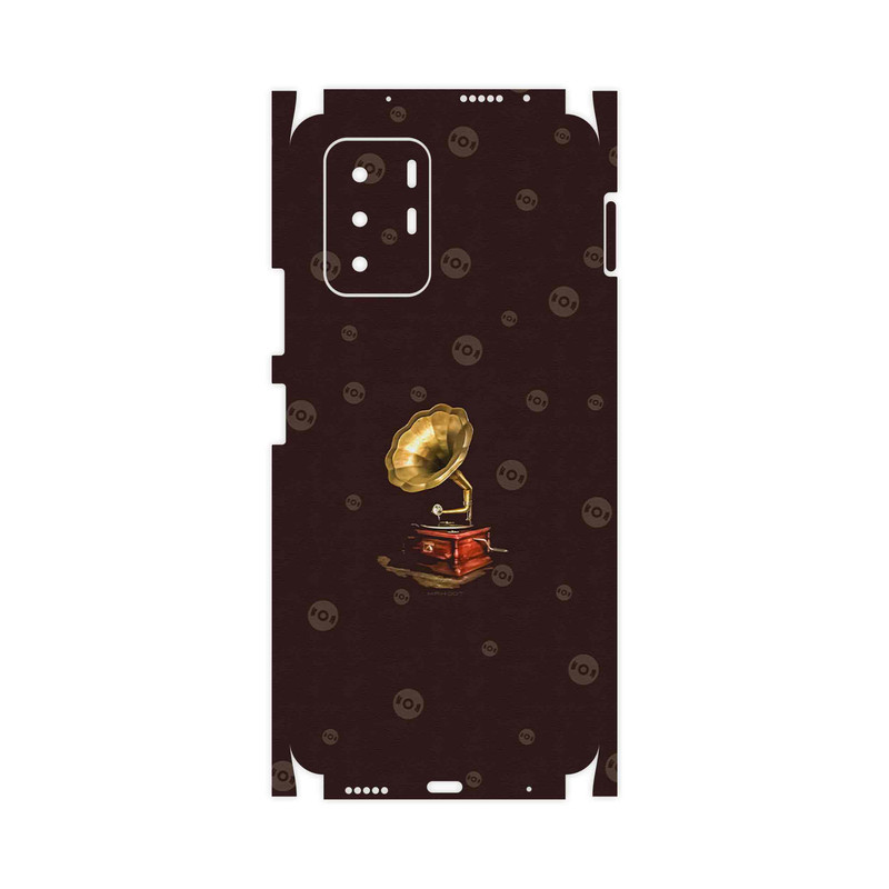 برچسب پوششی ماهوت مدل Gramophone Nostalgia-FullSkin مناسب برای گوشی موبایل شیائومی Redmi Note 10 Pro (China)