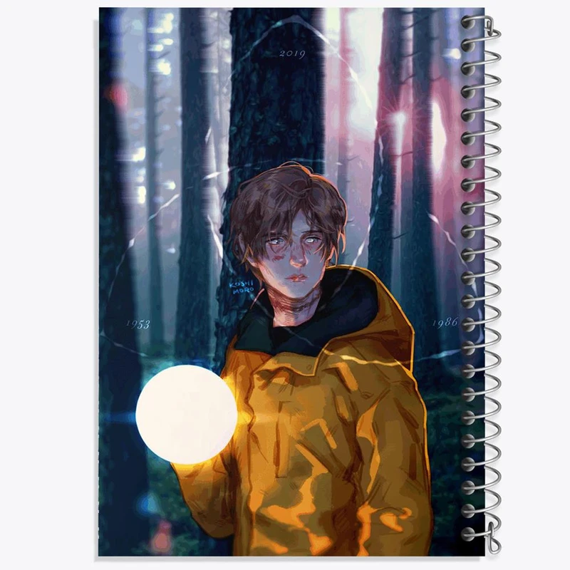 دفتر شطرنجی 50 برگ خندالو طرح سریال دارک Dark کد 10173