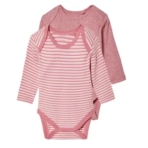 بادی آستین بلند نوزادی کونیبو مدل راه راه بسته 2 عددی