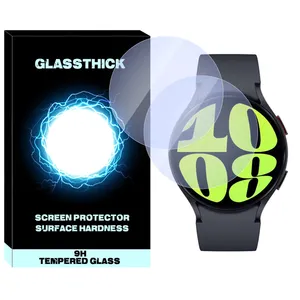 محافظ صفحه نمایش شیشه‌ای گلستیک مدل SH-GL مناسب برای ساعت هوشمند سامسونگ Galaxy watch 6 40mm بسته دو عددی