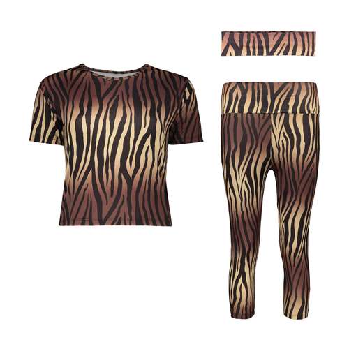 ست سه تیکه لباس ورزشی زنانه کد FU-4