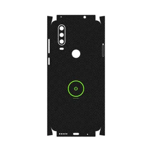 MAHOOT Minimal Power Button-FullSkin Cover Sticker for Motorola One Action