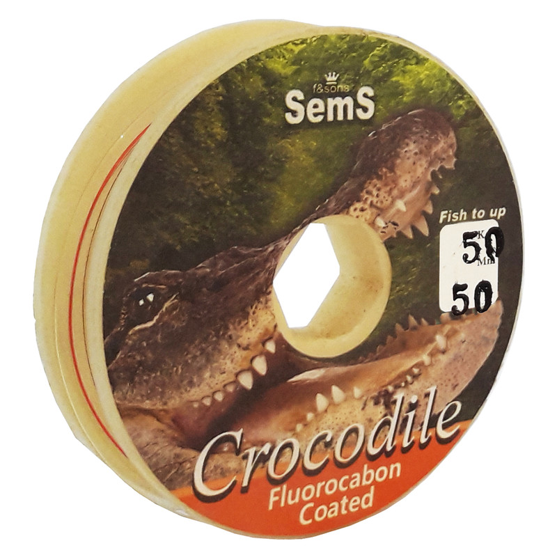 نخ ماهیگیری سمس مدل crocodile-750 سایز 0.50 میلی متر