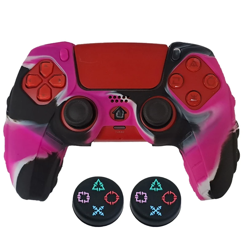 محافظ دسته بازی پلی استیشن 5 مدل Anti Slip PS5598 به همراه روکش آنالوگ