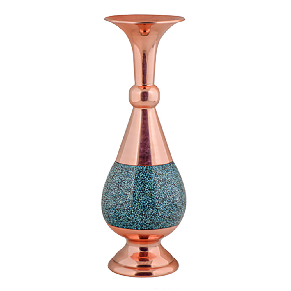 گلدان فیروزه کوبی کد F032