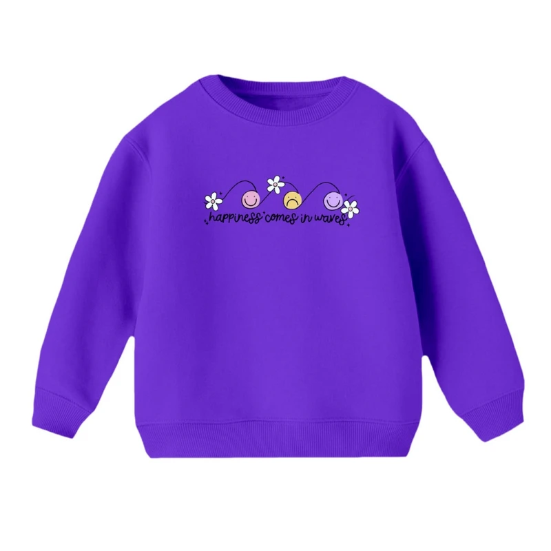 سویشرت بچگانه مدل موج شادی