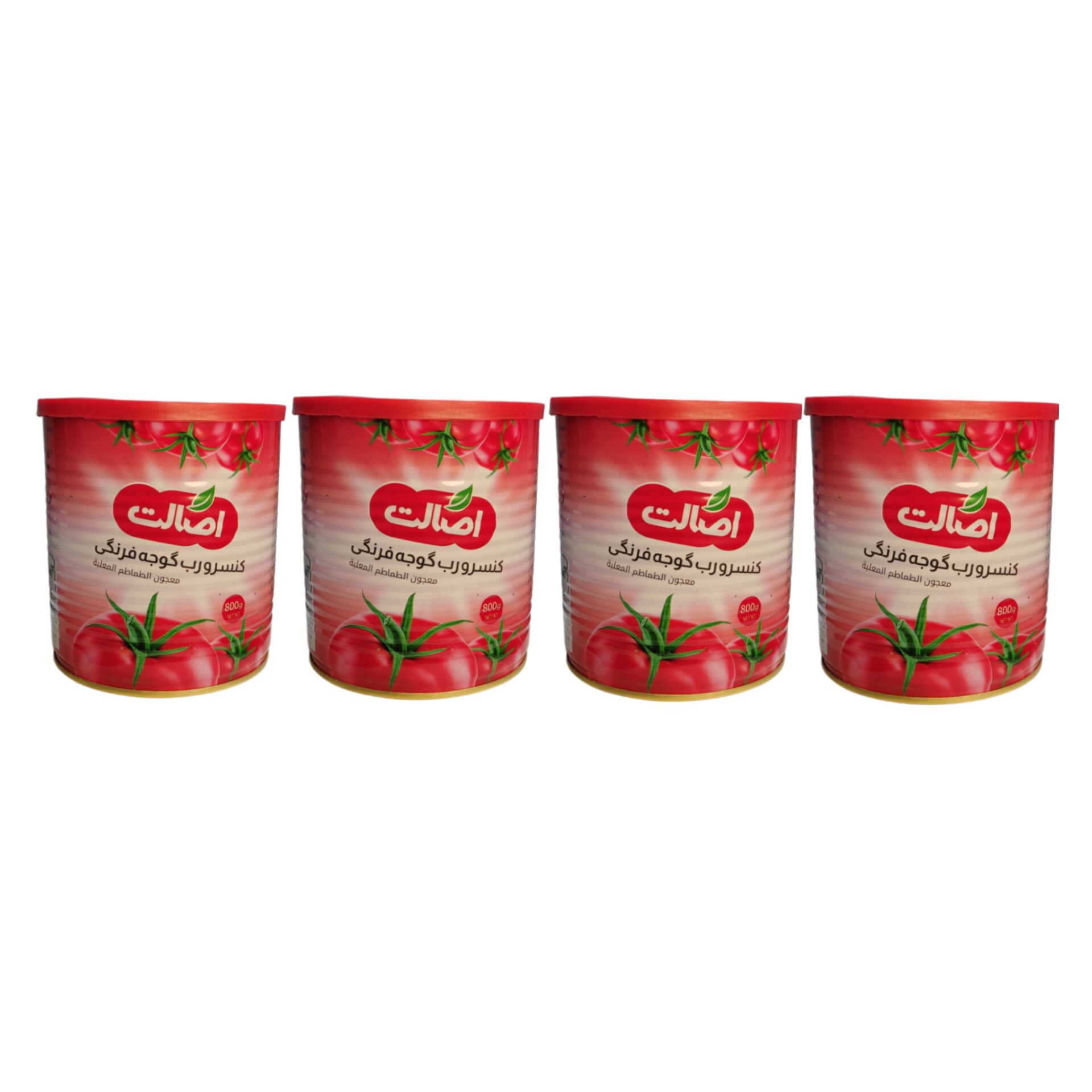 کنسرو رب گوجه فرنگی اصالت - 800 گرم بسته 4 عددی