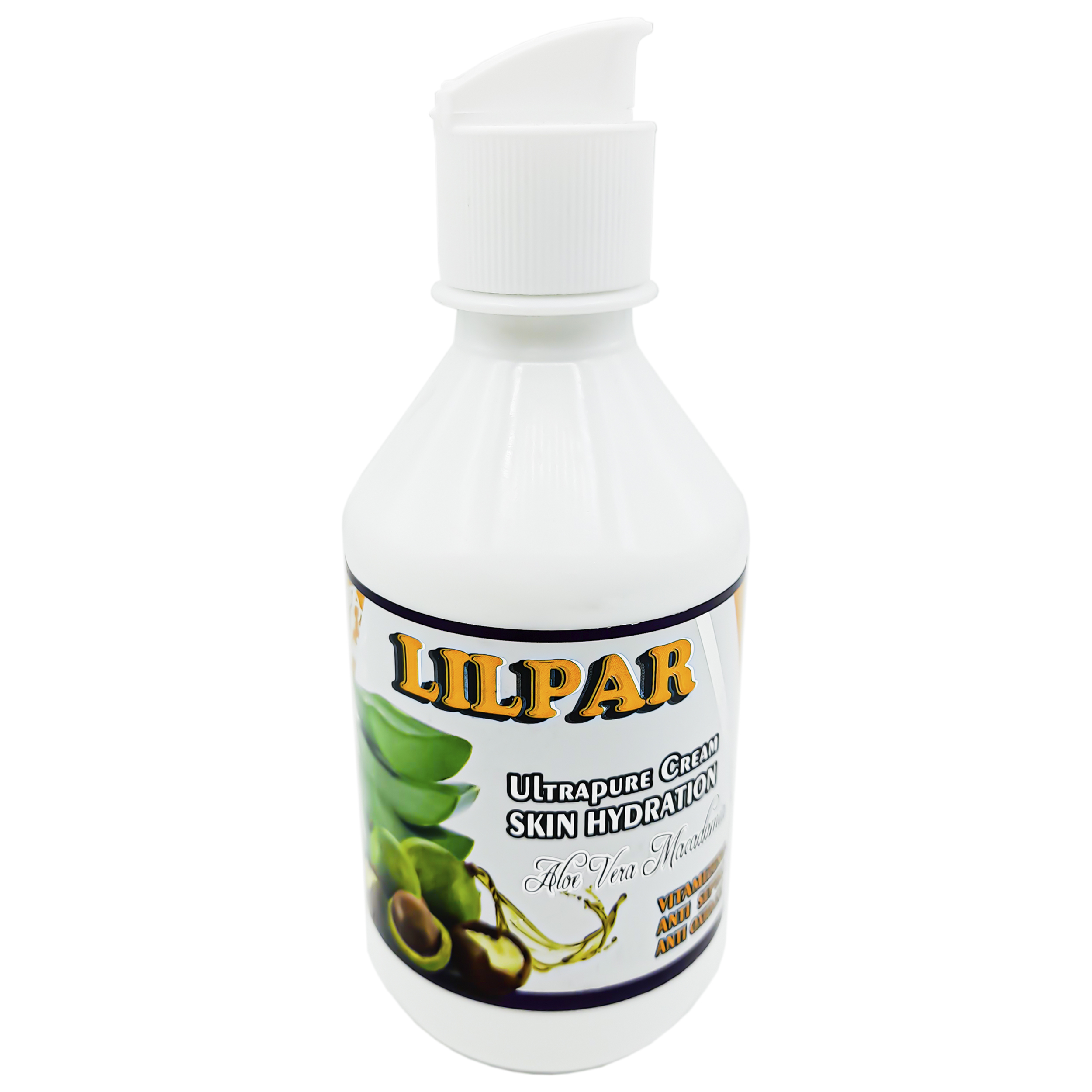 کرم آبرسان لیلپار مدل Aloe Vera & Macadamia حجم 300 میلی لیتر