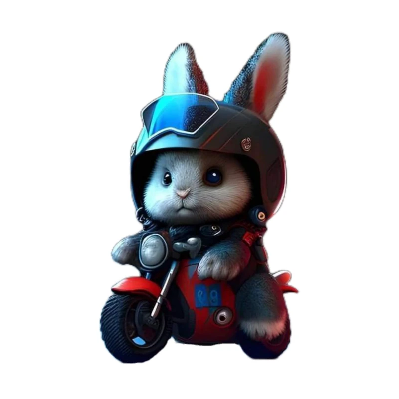 استیکر پارچه و لباس پاد آفرین مدل کارتونی خرگوش موتور کد 2274