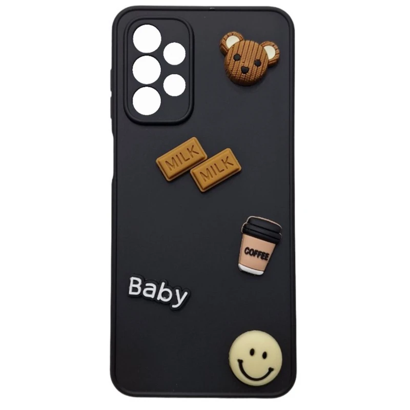 کاور طرح میلک برجسته مدل A23 مناسب برای گوشی موبایل سامسونگ Galaxy A23