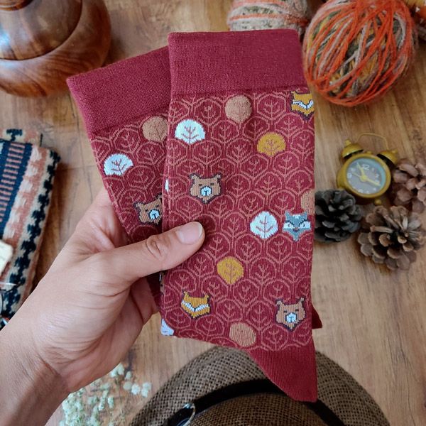 جوراب زنانه ال سون مدل پاییزی کد PH764.4 بسته 6 عددی -  - 12