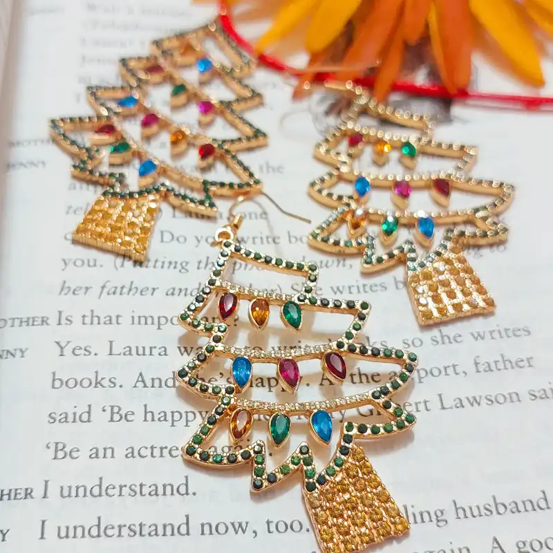 نیم ست زنانه مدل کاج کریسمس