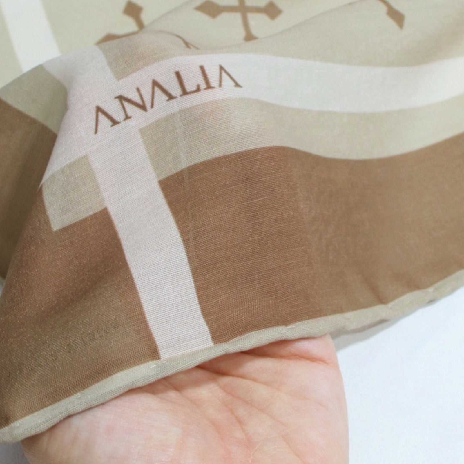 روسری زنانه مدل نخی خنک تابستانه محبوب با پترن ستاره کد ana-7096 -  - 30