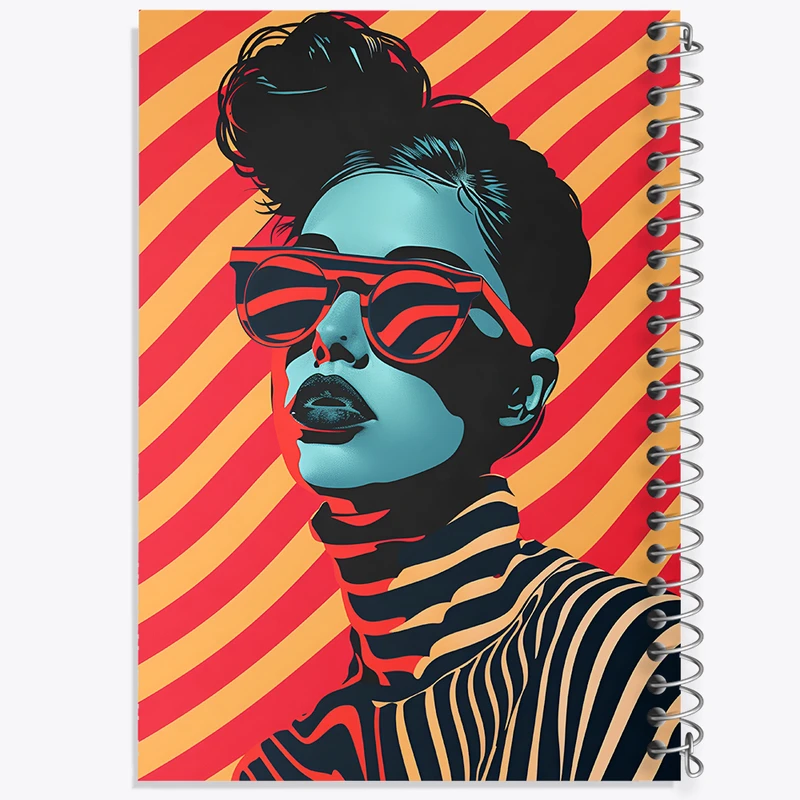 دفتر شطرنجی 50 برگ خندالو طرح دخترانه کد F7461