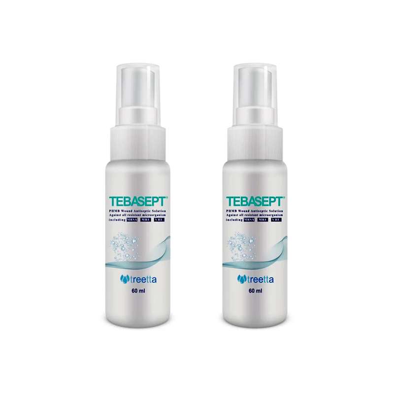 اسپری ضدعفونی کننده زخم تریتا مدل طباسپت حجم 60 میلی‌لیتر مجموعه 2 عددی