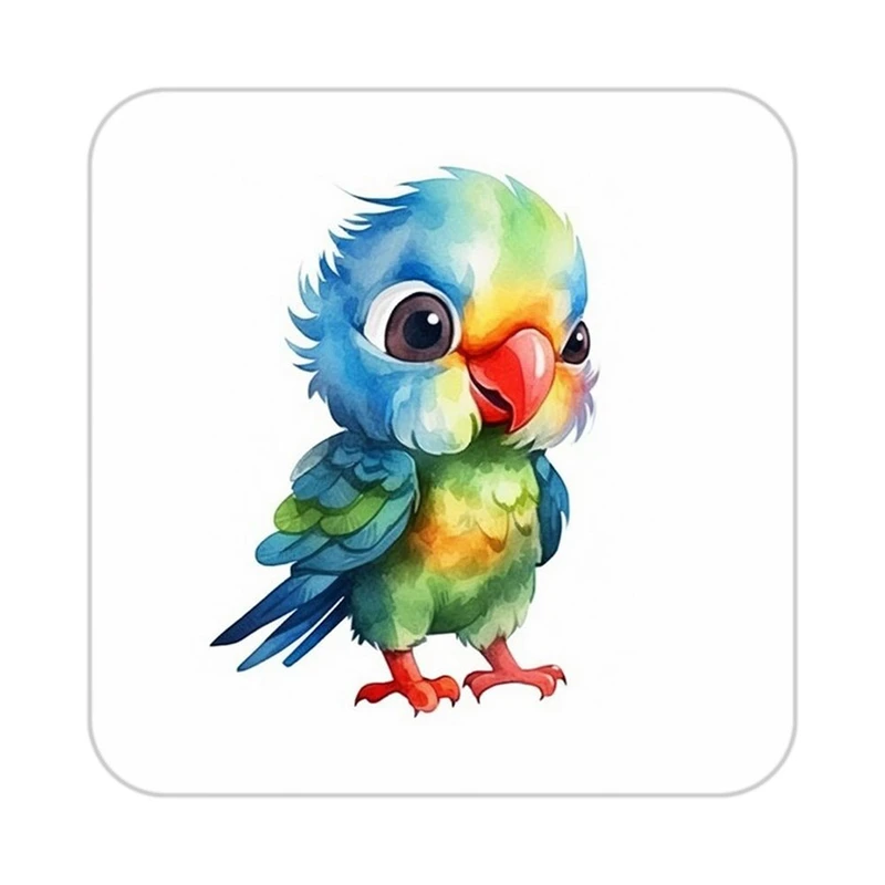 زیر لیوانی کاکتی طرح حیوانات رنگی مدل mp27072