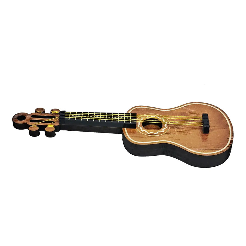 گردنبند طرح گیتار چوبی کد m.25311s