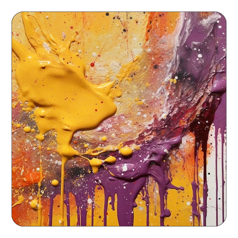 مگنت کاکتی طرح نقاشی رنگ روغن مدل mp73832