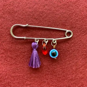 سنجاق سینه زنانه طرح چشم نظر کد S214