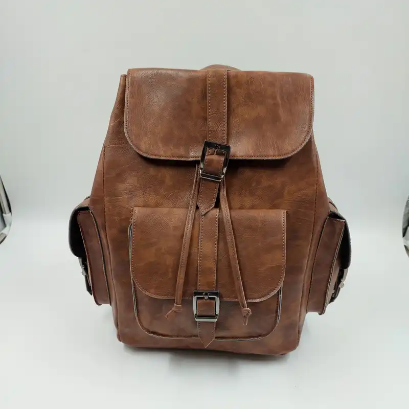 کوله پشتی مدل دانشجویی چرمی 2107