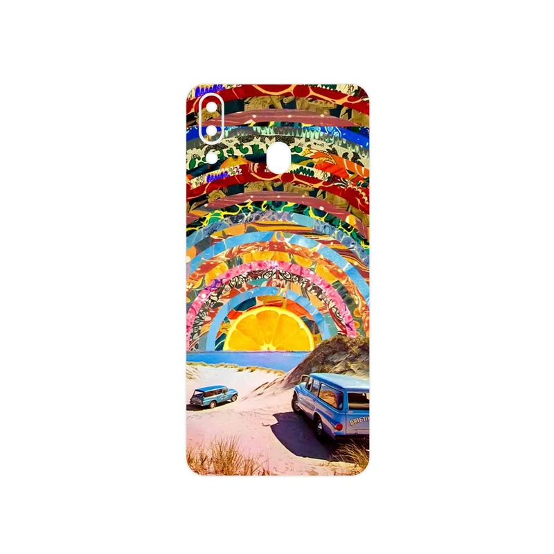 برچسب پوششی ماهوت مدل Collage of Orange Sky مناسب برای گوشی موبایل سامسونگ Galaxy M20