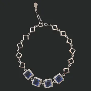 دستبند نقره زنانه مدل B71