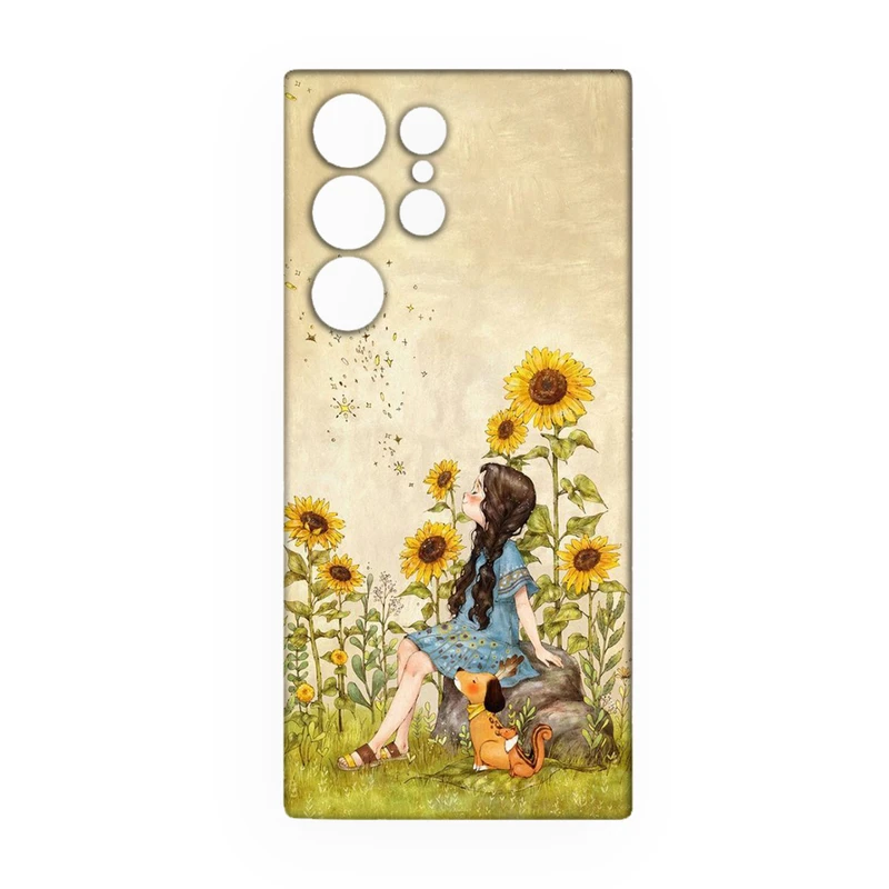 کاور طرح دخترانه کد 86 مناسب برای گوشی موبایل سامسونگ Galaxy S21 Ultra