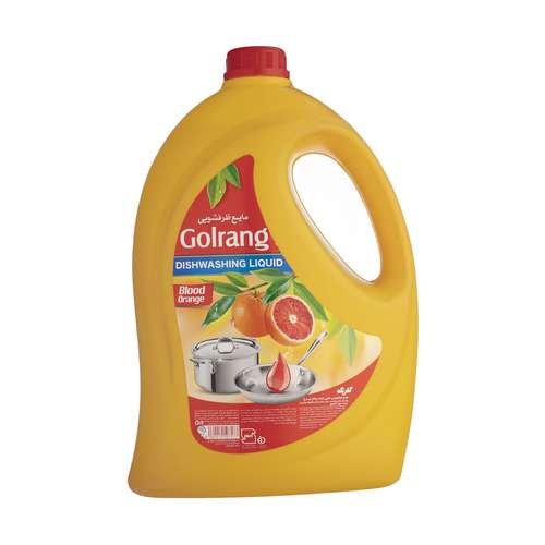 مایع ظرفشویی گلرنگ مدل پرتقال تو سرخ حجم 3500 میلی‌لیتر 