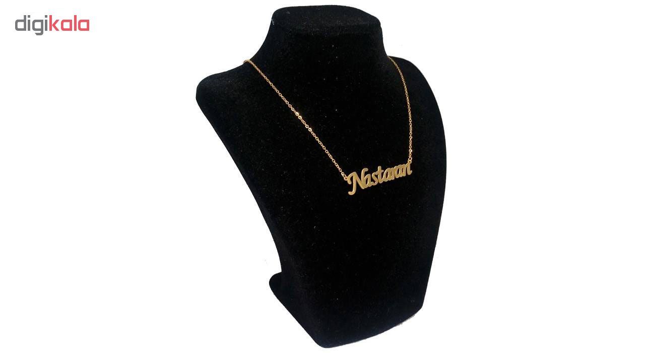 گردنبند نقره طرح نسترن کد 001 -  - 2