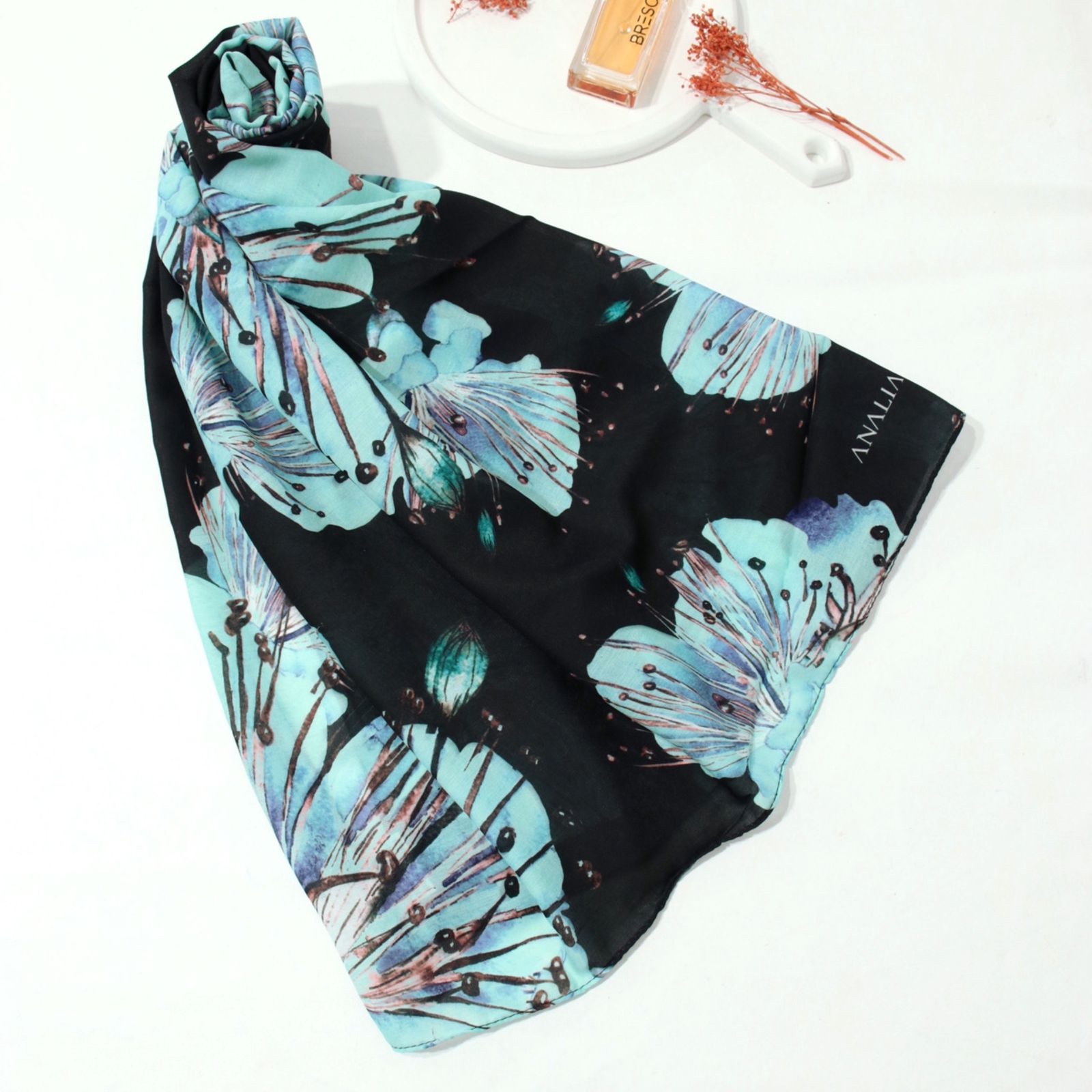 شال زنانه مدل نخی خنک گلدن کد ana-3052 -  - 10