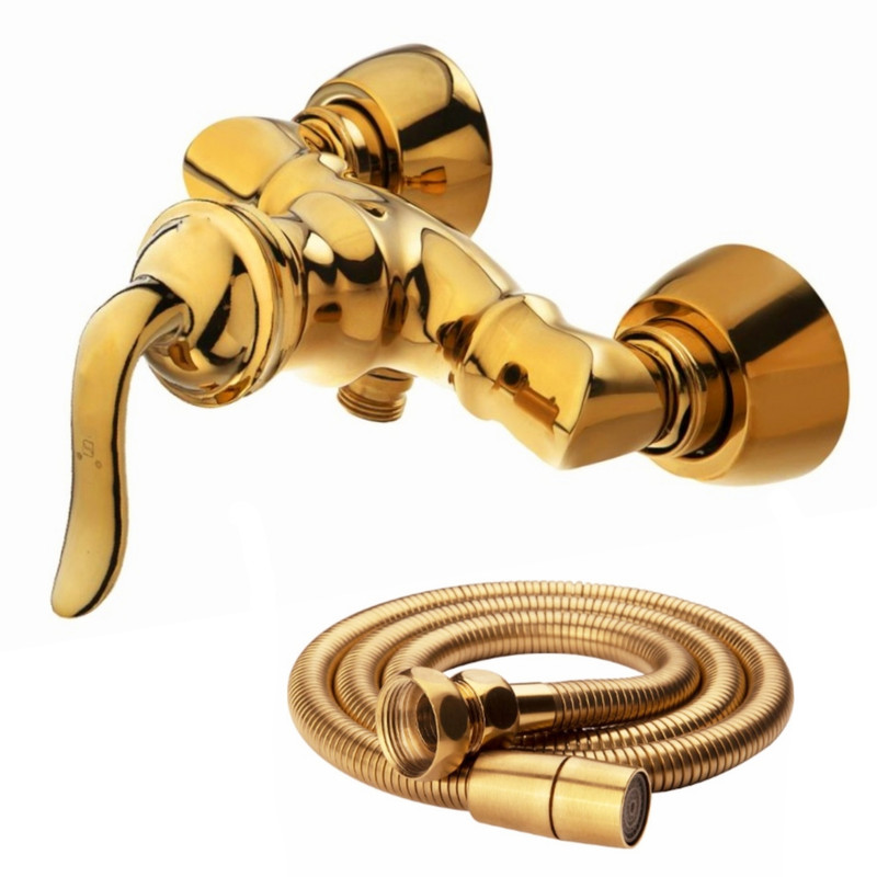 شیر سرویس بهداشتی شیرالات رز مدل آرنیکا 2 به همراه شلنگ توالت شیر سرویس بهداشتی شیرالات رز مدل آرنیکا 2 به همراه شلنگ توالت