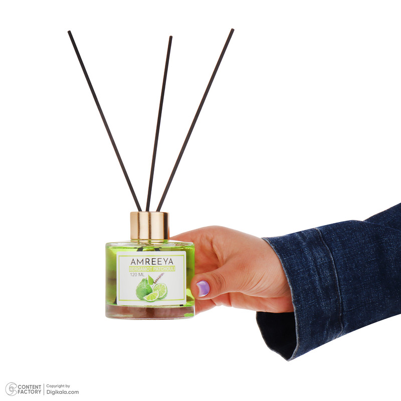 خوشبوکننده هوا آمریا مدل BERGAMOT PATCHOULI حجم 120 میلی لیتر