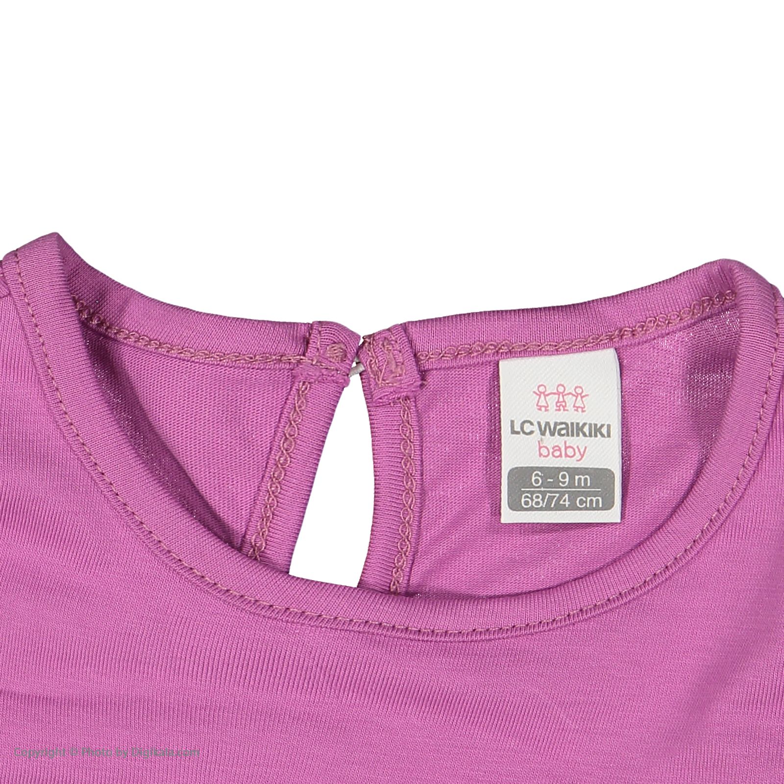 تی شرت نوزادی دخترانه ال سی وایکیکی مدل 1S68753Z1-CRF-L.FUSHIA -  - 5