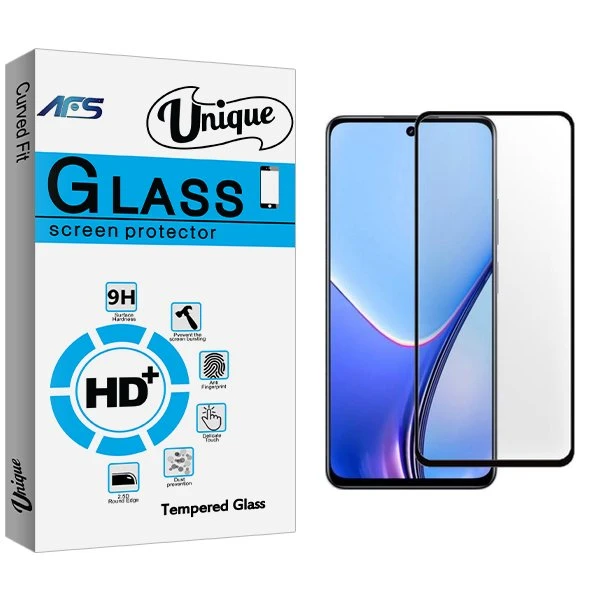محافظ صفحه نمایش شیشه ای ای اف اس مدل Unique مناسب برای گوشی موبایل ریلمی 11X
