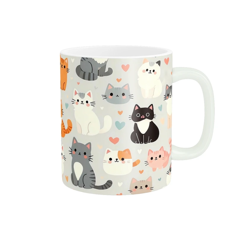 ماگ پاد آفرین مدل گربه های بامزه کد a-157