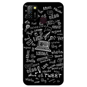Megafone Social Media 1898 Cover For Infinix Hot 10 Lite
