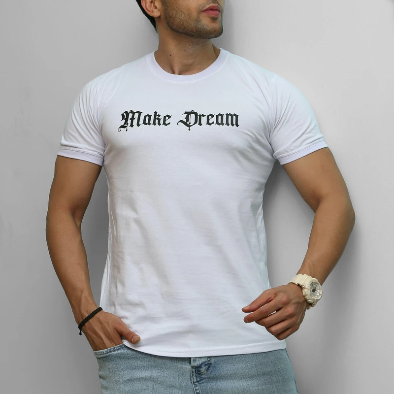 تی شرت آستین کوتاه مردانه سارزی مدل dream_s.e.f