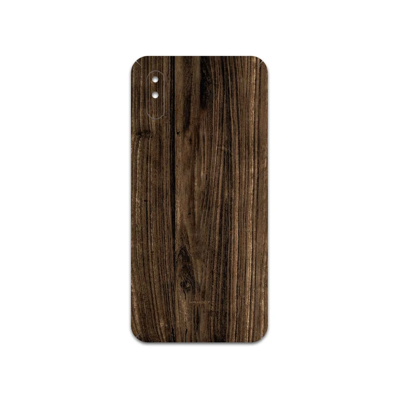 برچسب پوششی ماهوت مدل Dark-Walnut-Wood مناسب برای گوشی موبایل شیائومی Redmi 9i Sport