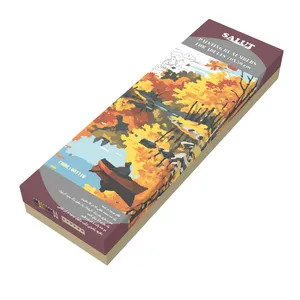 بسته رنگ آمیزی سالوت مدل آکرولیک کد 031116 مجموعه 18 عددی