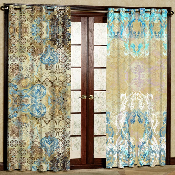 پرده مدل مخمل پانچی کد 6202 سایز 280x140 سانتی متر