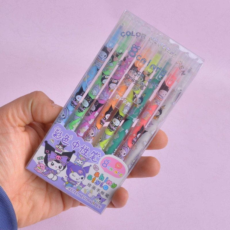 روان نویس مدل کرومی بسته 8 عددی