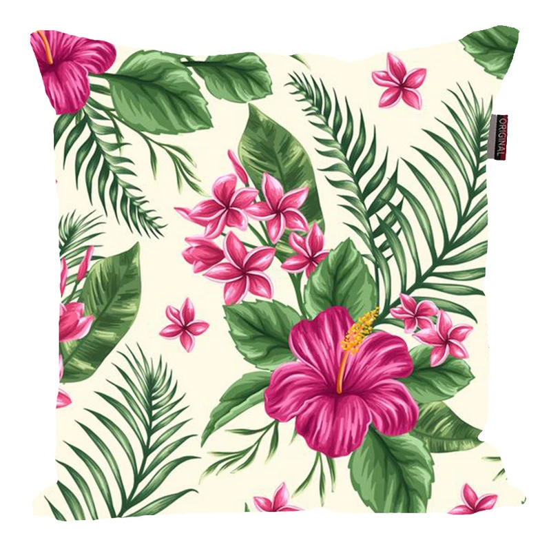 کوسن ناریکو مدل گل و گیاه طرح برگ کد 02219