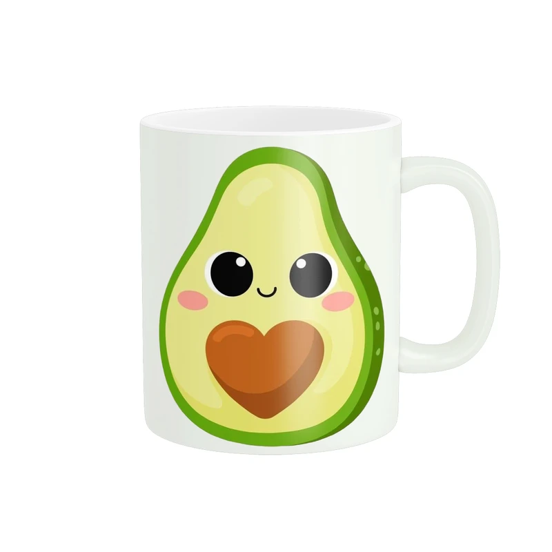 ماگ پاد آفرین طرح نقاشی آووکادو کد 2866